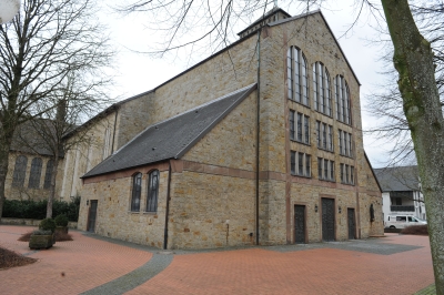 Pfarrkirche St. Dionysius Recke seitlich  von Außen 